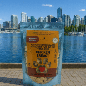 Active Probiotic Enhanced Pasteurized Pure Cut Raw Freeze Dried Chicken Breast