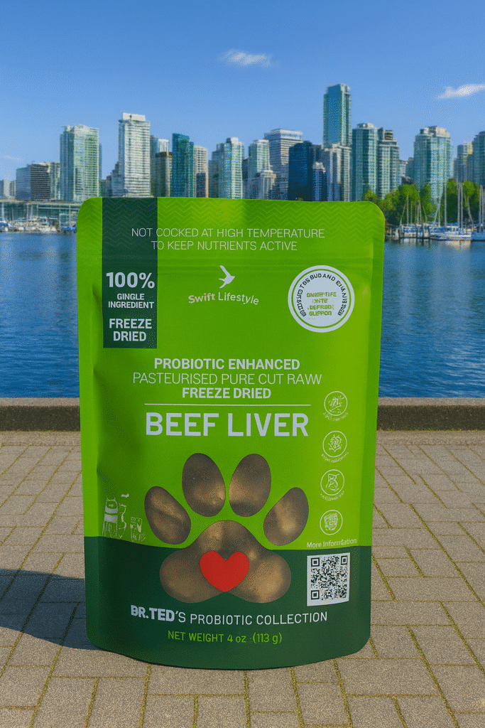 Premium Probiotic Enhanced Freeze Dry Beef Liver Treats