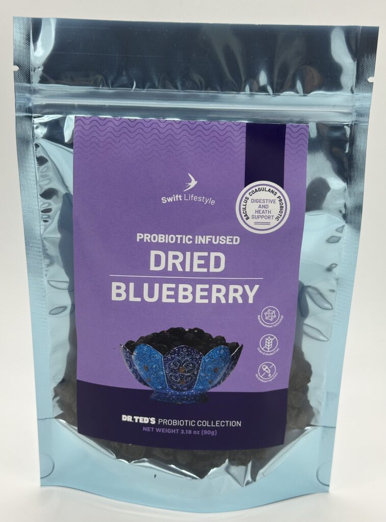 Dr. Ted's Probiotic Collection- Dried Blueberries with Probiotic